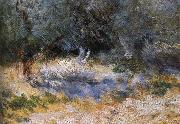 Pierre-Auguste Renoir Detail of Cliff oil painting artist